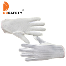 Anti-Static Gloves with Mini Dots Palm Nylon Stitch with Hem